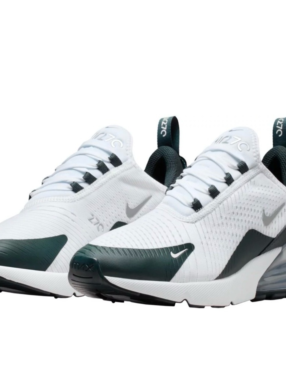 Nike Air Max 270 White and Seaweed